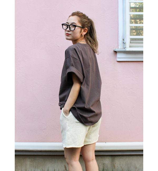 Ungrid「ヴィンテージウォッシュロゴビッグTee」|Tシャツ・カットソー|