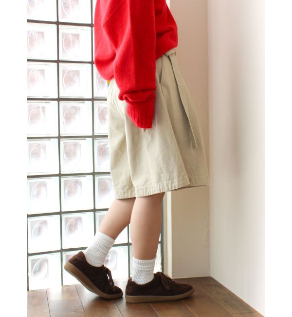 Ungrid「ワイドシルエットチノハーフパンツ」|その他|