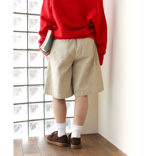 Ungrid「ワイドシルエットチノハーフパンツ」|その他|