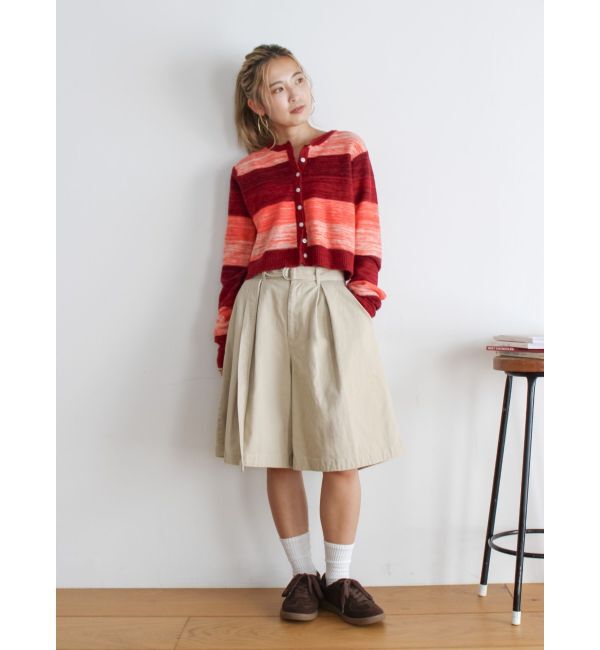 Ungrid「ワイドシルエットチノハーフパンツ」|その他|