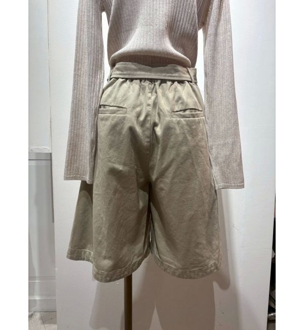 Ungrid「ワイドシルエットチノハーフパンツ」|その他|