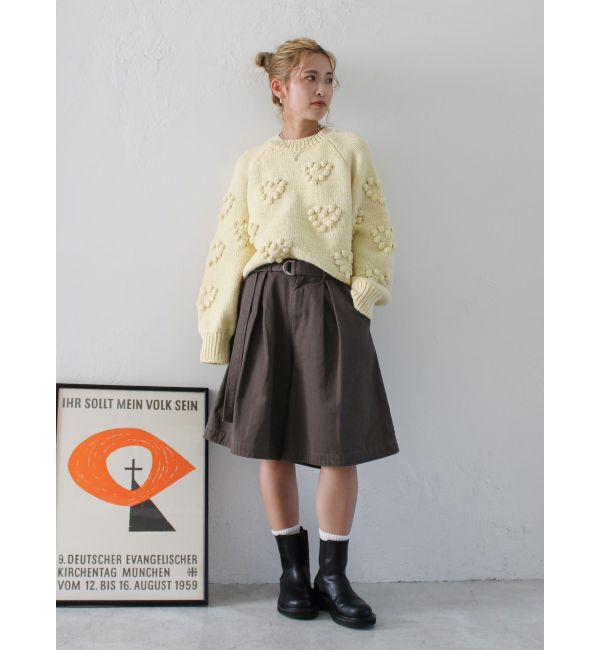 Ungrid「ワイドシルエットチノハーフパンツ」|その他|