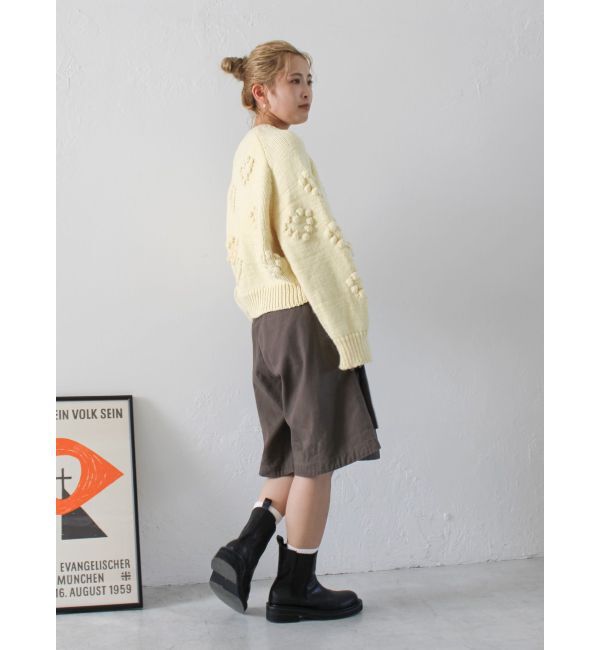 Ungrid「ワイドシルエットチノハーフパンツ」|その他|