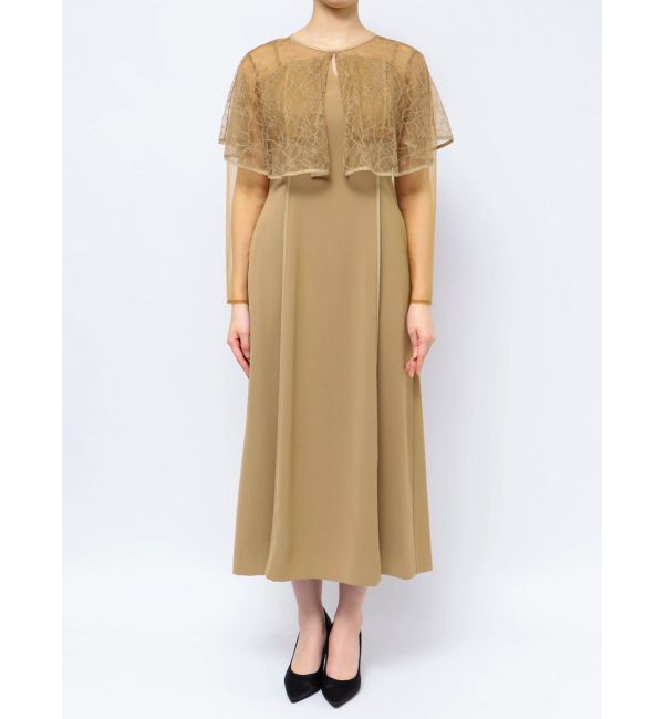 LAGUNAMOON「LADYケープボレロキャミワンピース」|ドレス|