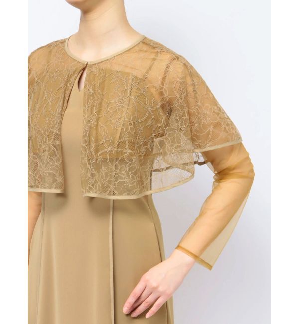 LAGUNAMOON「LADYケープボレロキャミワンピース」|ドレス|