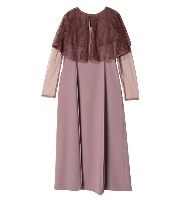 LAGUNAMOON「LADYケープボレロキャミワンピース」|ドレス|