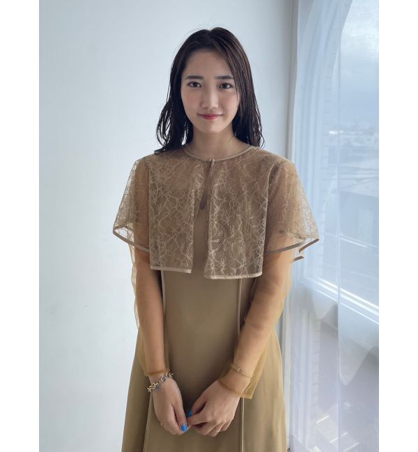 LAGUNAMOON「LADYケープボレロキャミワンピース」|ドレス|