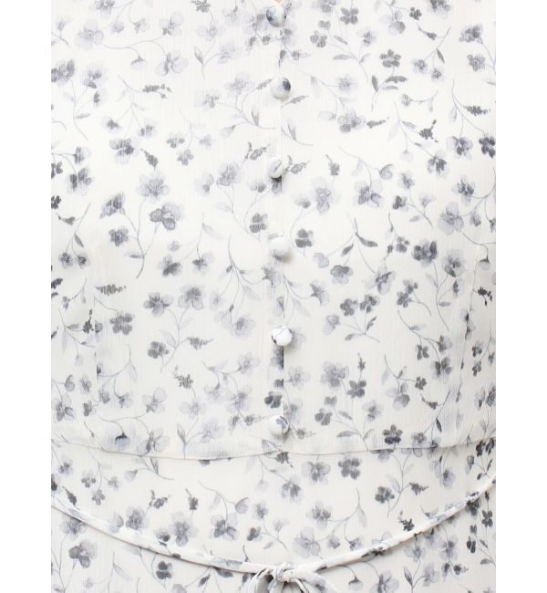 LAGUNAMOON「フラワーパターンVネックワンピース」|ワンピース|