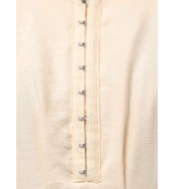 LAGUNAMOON「バルーンカフスフロントホックタックワンピ」|ワンピース|