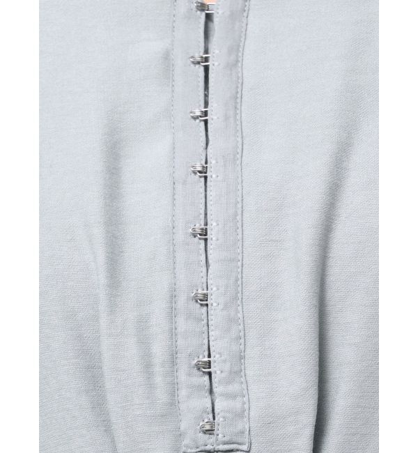 LAGUNAMOON「バルーンカフスフロントホックタックワンピ」|ワンピース|