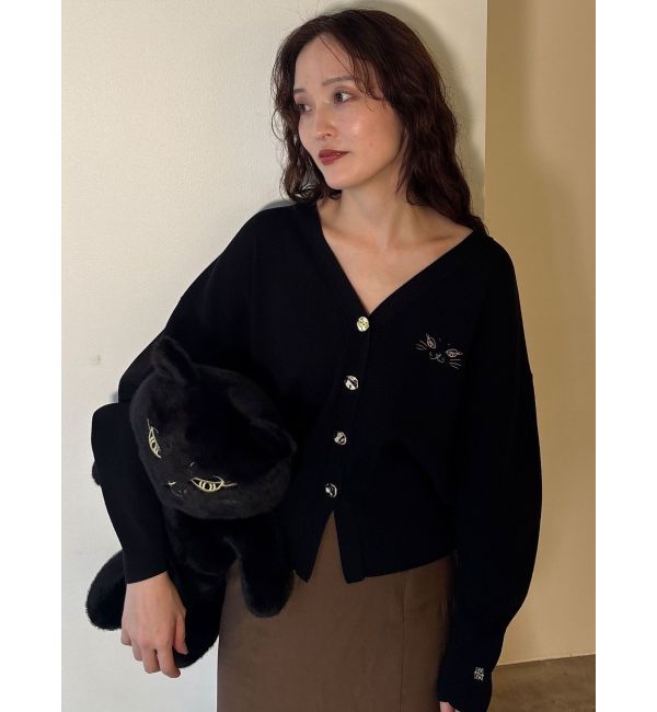 LAGUNAMOON「LAGUNA CATニットカーデ」|カーディガン|