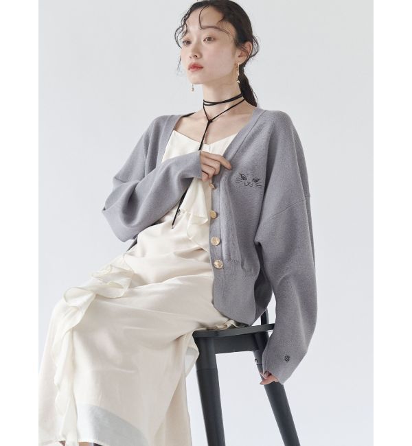 LAGUNAMOON「LAGUNA CATニットカーデ」|カーディガン|