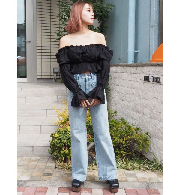 EVRIS「チャンキーヒールサボ」|サンダル|