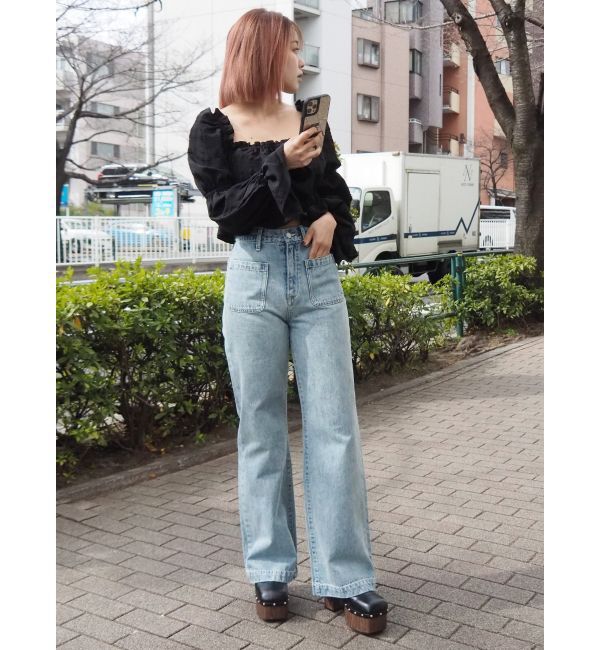 EVRIS「チャンキーヒールサボ」|サンダル|