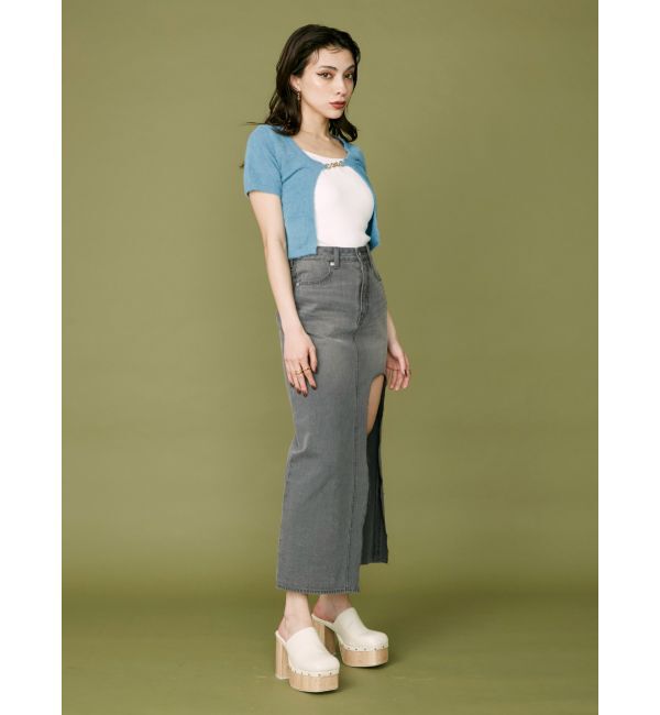 EVRIS「チャンキーヒールサボ」|サンダル|