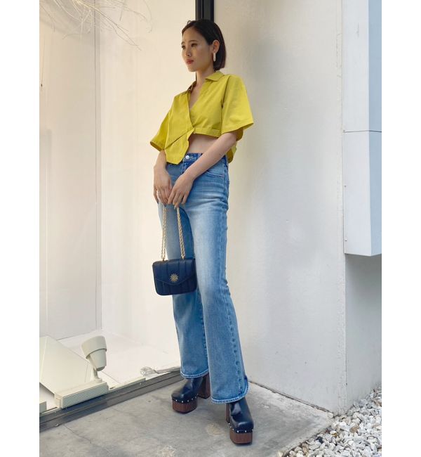 EVRIS「チャンキーヒールサボ」|サンダル|