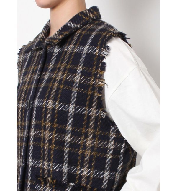 EVRIS「ツイードルーズベスト」|ベスト・ジレ|