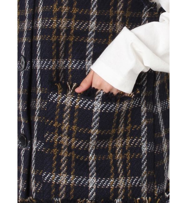 EVRIS「ツイードルーズベスト」|ベスト・ジレ|