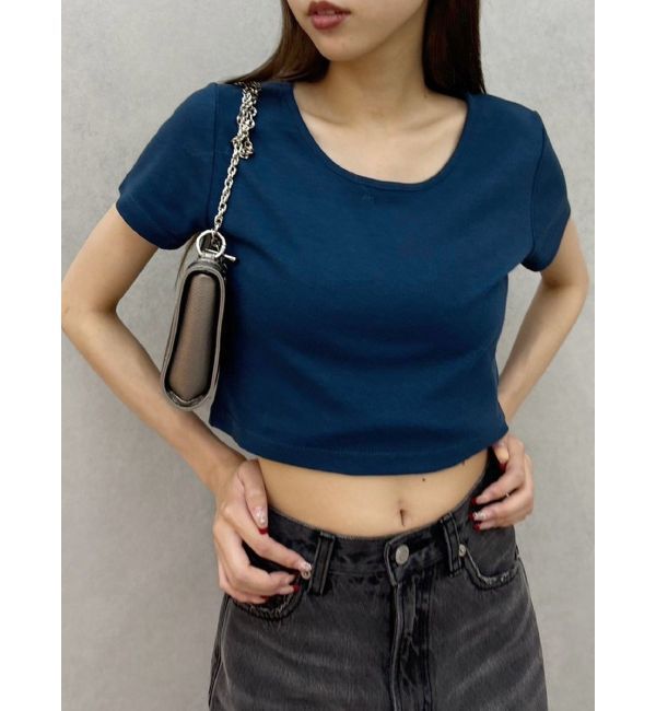 EVRIS「BASICシンプルショートTシャツ」|Tシャツ・カットソー|