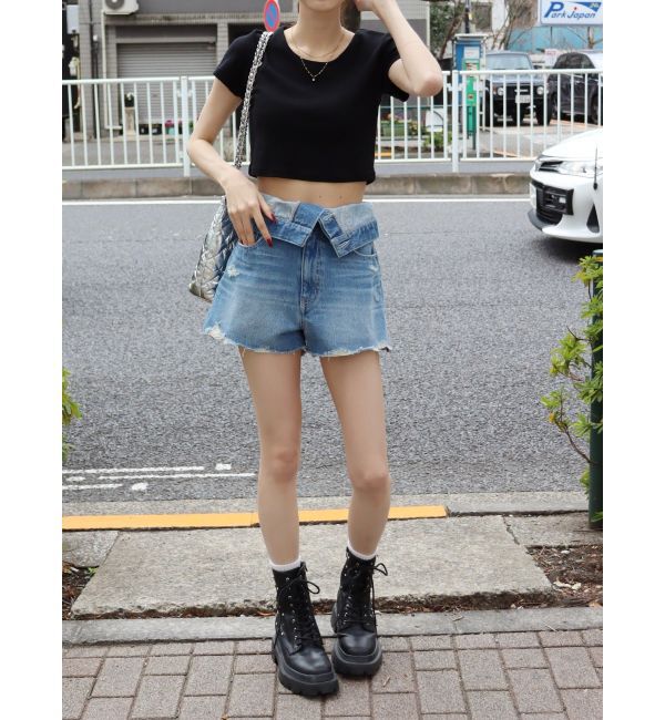 EVRIS「BASICシンプルショートTシャツ」|Tシャツ・カットソー|