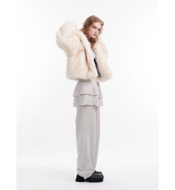 jouetie「スカートレイヤードスウェットパンツ」|その他|