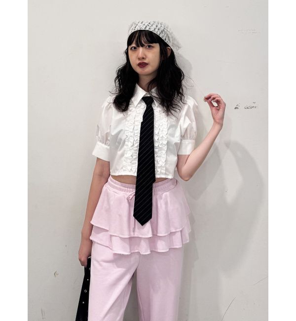 jouetie「スカートレイヤードスウェットパンツ」|その他|