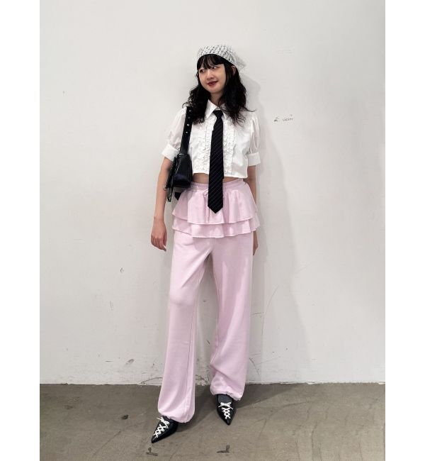 jouetie「スカートレイヤードスウェットパンツ」|その他|