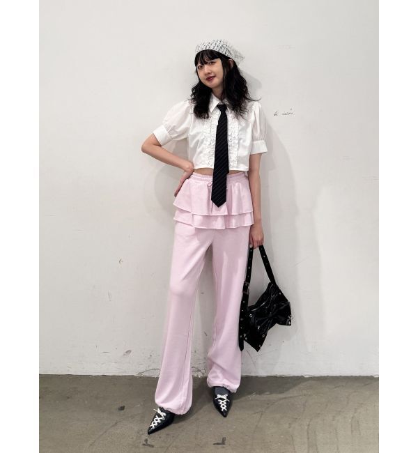 jouetie「スカートレイヤードスウェットパンツ」|その他|