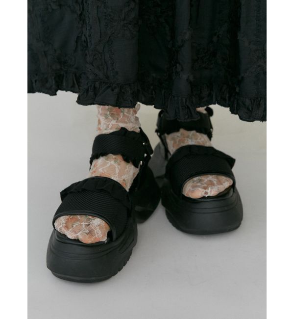 merry jenny「フリルメッシュスニーカーサンダル」|その他|