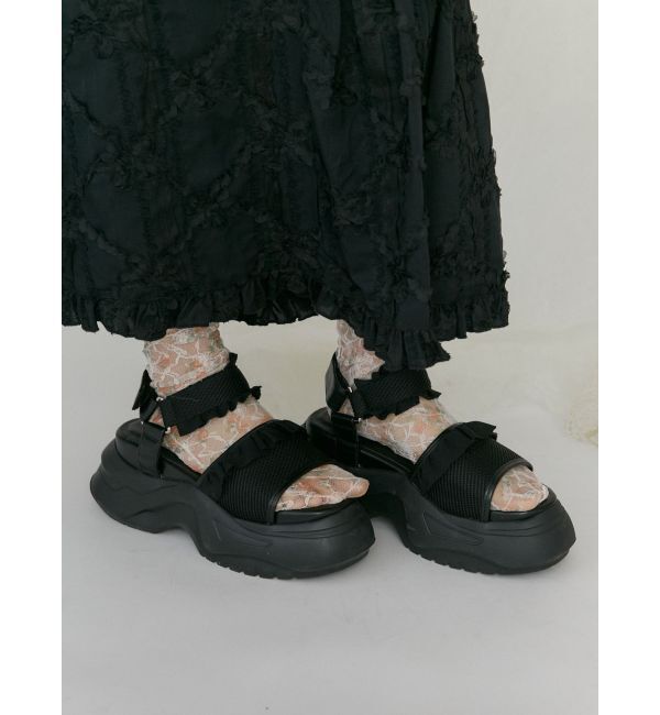 merry jenny「フリルメッシュスニーカーサンダル」|その他|