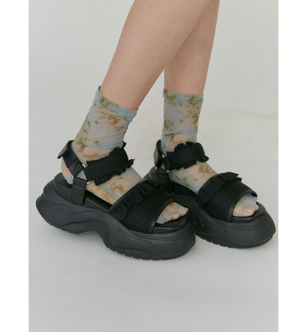 merry jenny「フリルメッシュスニーカーサンダル」|その他|