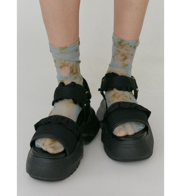 merry jenny「フリルメッシュスニーカーサンダル」|その他|