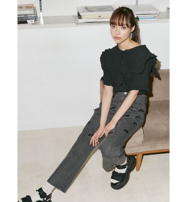 merry jenny「フリルメッシュスニーカーサンダル」|その他|