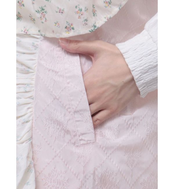 merry jenny「floralコンビフーディージャケット」|その他|