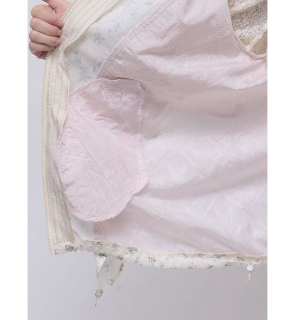 merry jenny「floralコンビフーディージャケット」|その他|