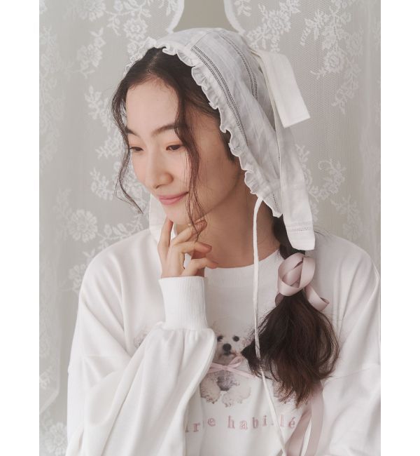 merry jenny「RIBBON cotton bonnet」|その他|