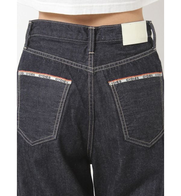 GYDA「H/W GYDIESセルビッチワイドデニムパンツ」|デニム|