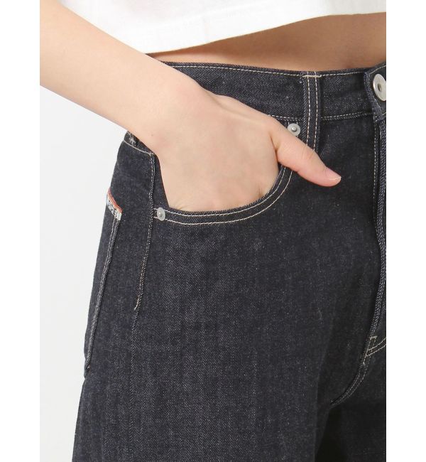 GYDA「H/W GYDIESセルビッチワイドデニムパンツ」|デニム|