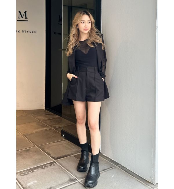 GYDA「ハイウエストセンタープレスショートパンツ【SETUP着用可】」|その他|