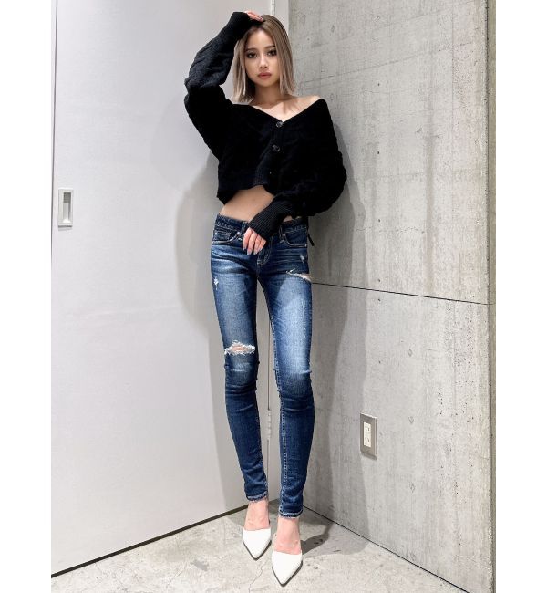 GYDA「BACKレースアップニットカーディガン」|カーディガン|