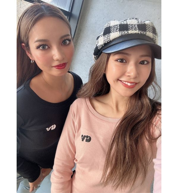 GYDA「round GYロゴプリントラウンドヘムロンT」|Tシャツ・カットソー|