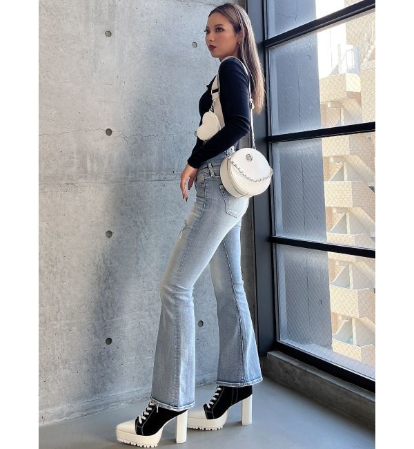 GYDA「round GYロゴプリントラウンドヘムロンT」|Tシャツ・カットソー|