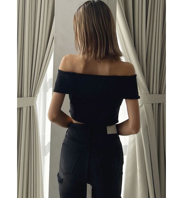 GYDA「【せいせいコラボ】GSストーンスライダーオフショルトップス」|Tシャツ・カットソー|