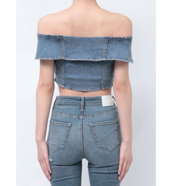 GYDA「【せいせいコラボ】GSストーンスライダーオフショルトップス」|Tシャツ・カットソー|