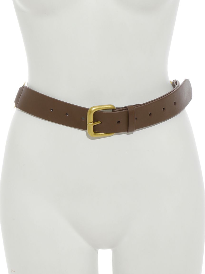 Mila Owen「スクエアバックルチェーンベルト」|ベルト|