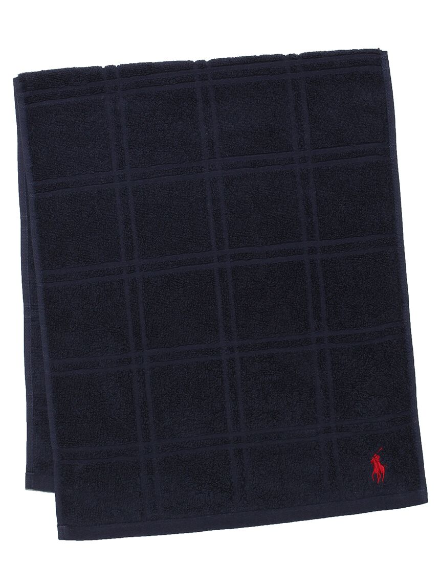 emmi「【RALPH LAUREN HOME】D WINDOWPANEハンドタオル」|ハンカチ|NVY