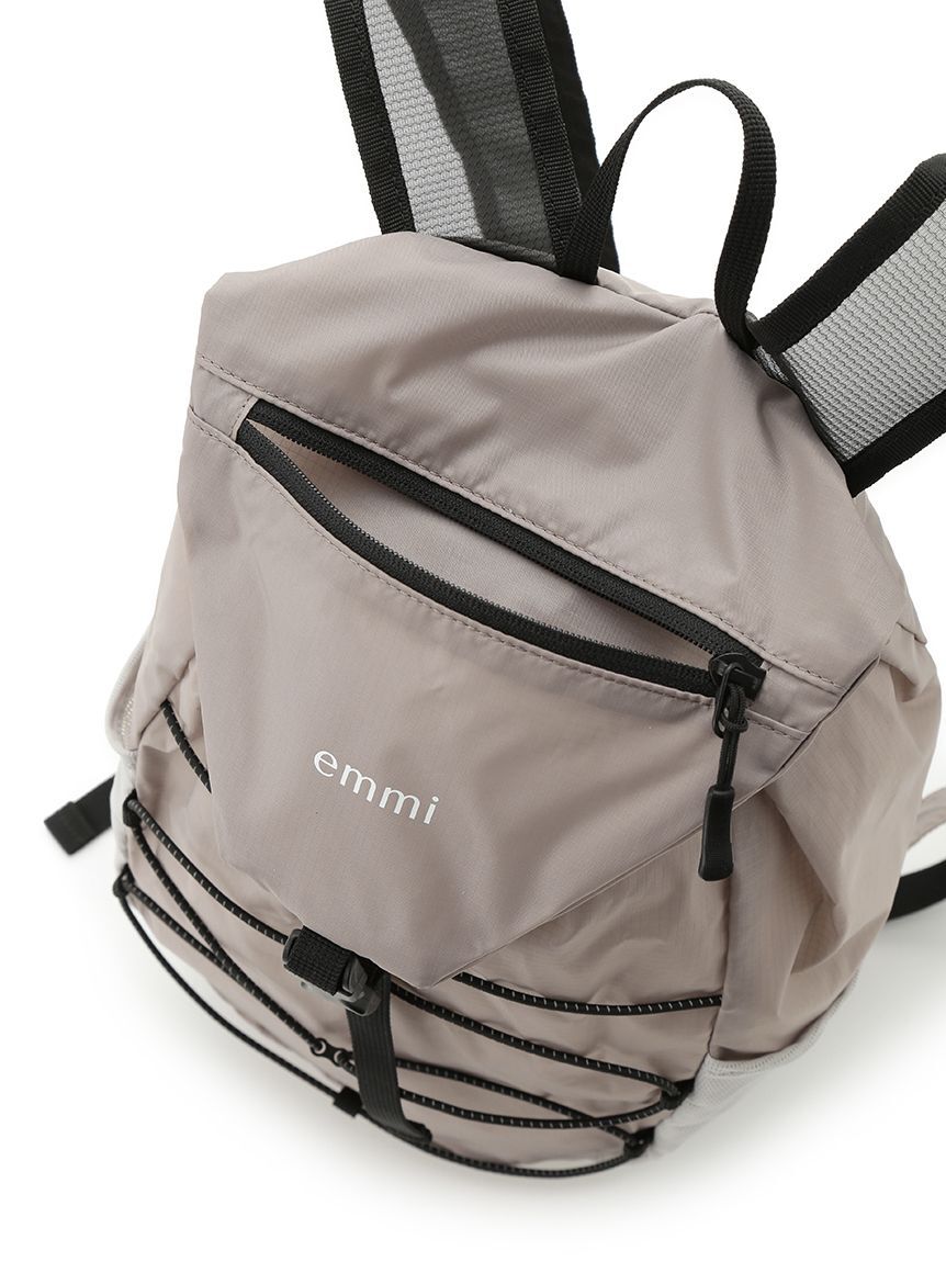 emmi atelier「撥水パッカブルライトバックパック」|リュック|