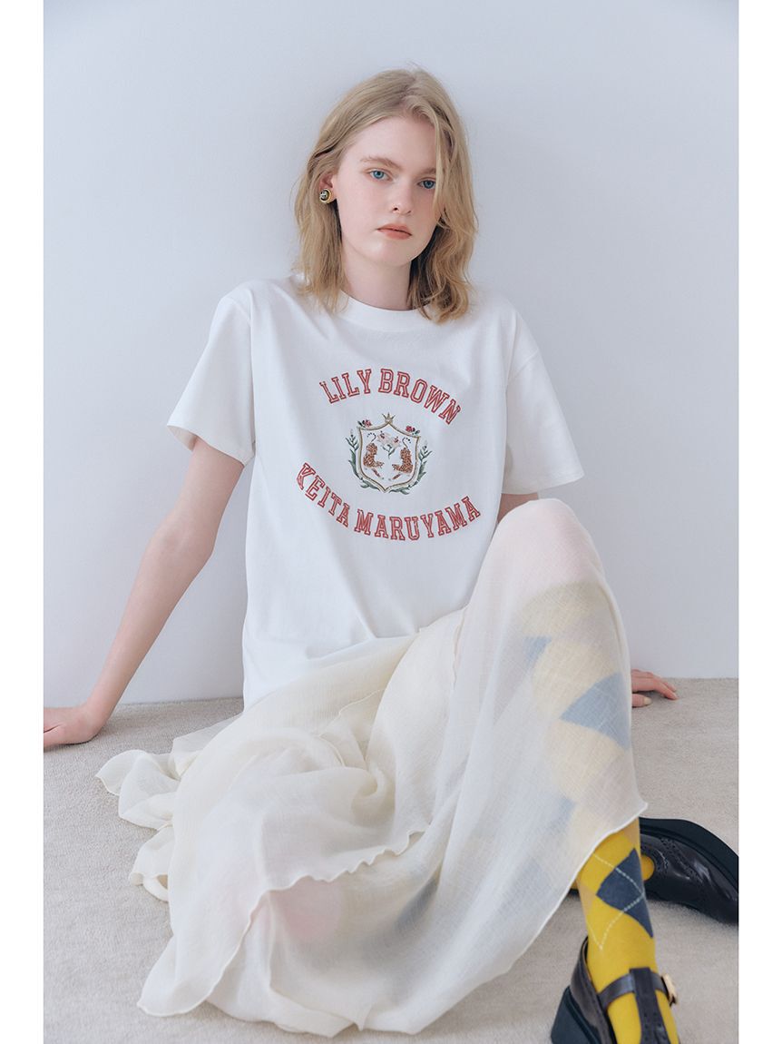 LILY BROWN「【LILY BROWN&times;KEITA MARUYAMA】バリエーショングラフィックTシャツ」|Tシャツ・カットソー|