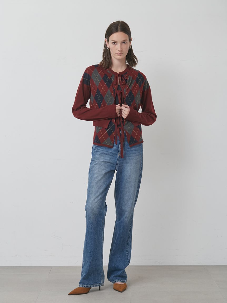 styling/「【セットアップ対応】セミフレアデニムパンツ」|デニム|