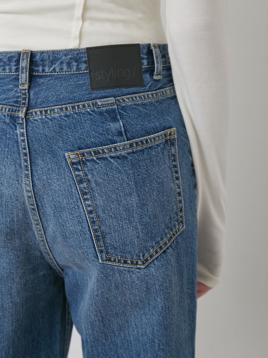 styling/「【セットアップ対応】セミフレアデニムパンツ」|デニム|